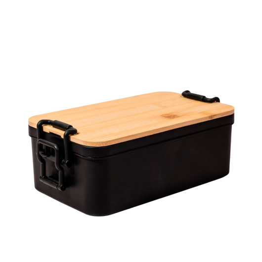 Double Stack Lunch Boxes Black